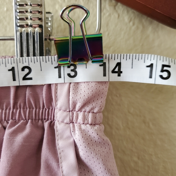 🥳HP!🥳 Nike | Dri-Fit Mauve Pink Mesh Athletic Drawstring Workout Shorts • M - Picture 12 of 15